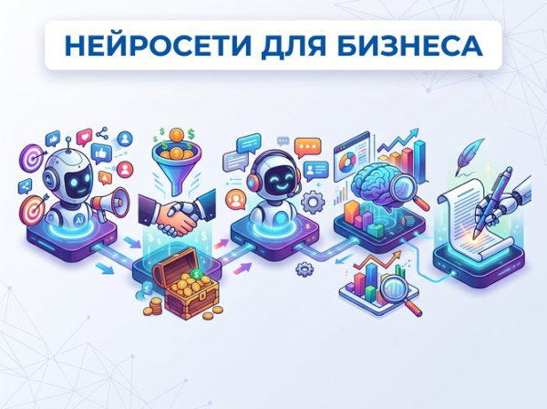 5 способов использовать ИИ в бизнесе: от поддержки клиентов до прогноза продаж