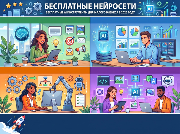 Бесплатная нейросеть для бизнеса: что реально работает в 2026 году